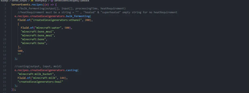 v1.2.0 Syntax of new supported Recipe Types