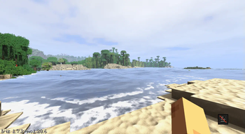 Old Fancy PBR style, with Crashing Beach Waves