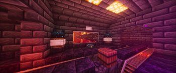 A minecart station announcement system