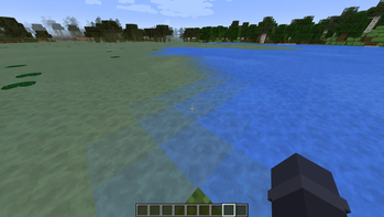Water color with "Tropical Waters" resource pack