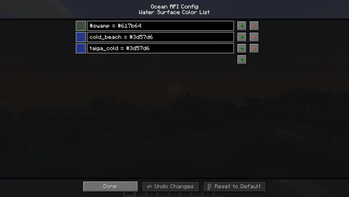 Biome Water Color Config GUI