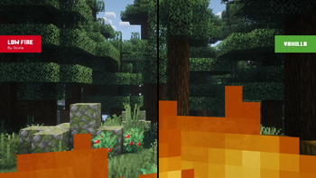 Low Fire vs Vanilla