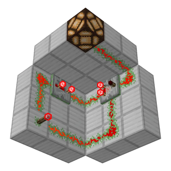 Redstone On Side Of Blocks