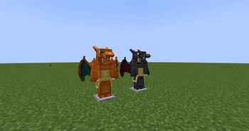 Charizard Armor and Shiny Variant