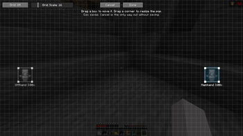 Position editor screen.