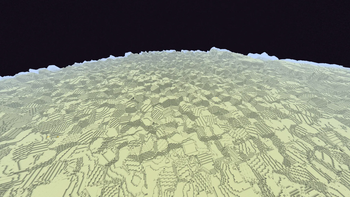 A crater