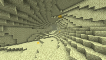 A cave with gold