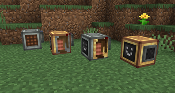 Turtles with various upgrades