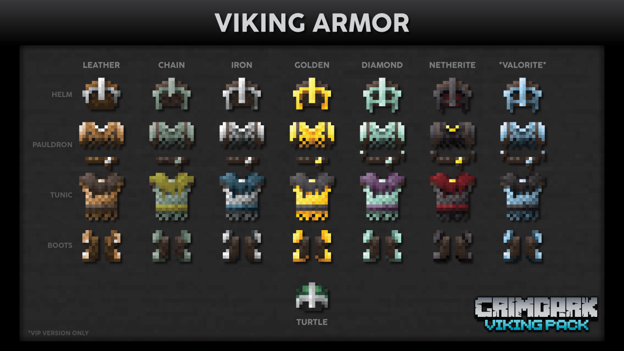 Grimdark Viking Armor Item Textures Armor Icons for the Grimdark Viking Pack by Kalam0n