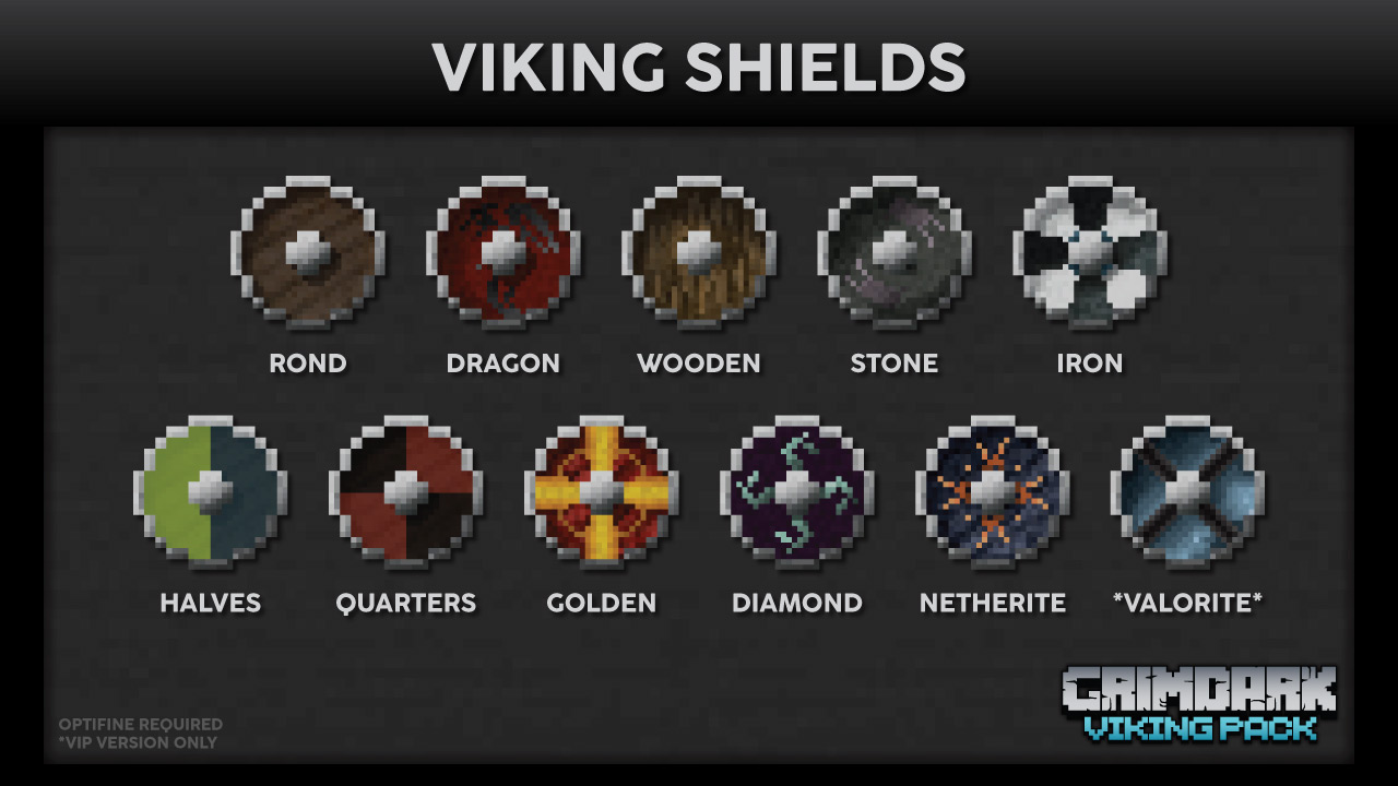 Grimdark Viking Round Shield Textures Round Shield textures for the Grimdark Viking Pack by Kalam0n