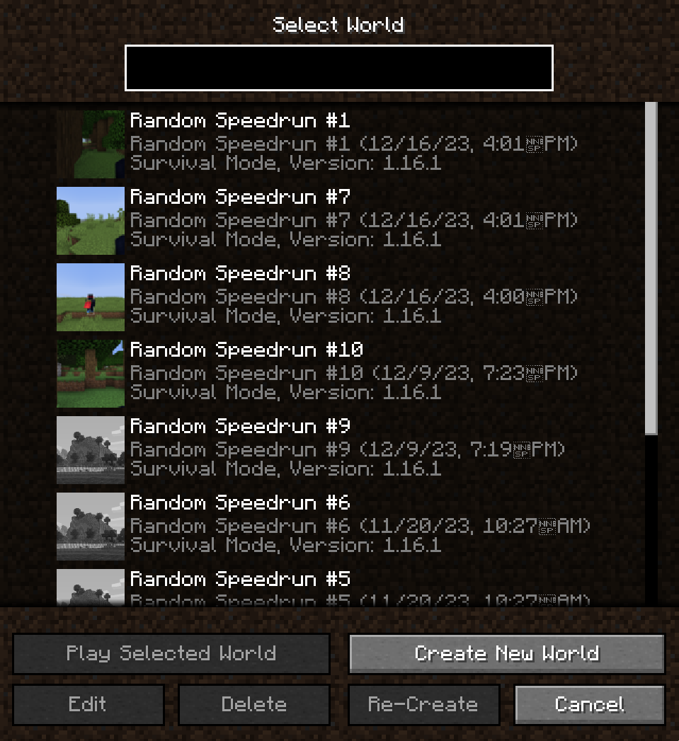 a world list corrupted by nnbsp characters