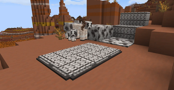 Jacob's Sheep Wool & Quilted Rug