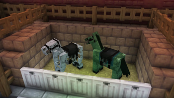 skeleton horse & zombie horse