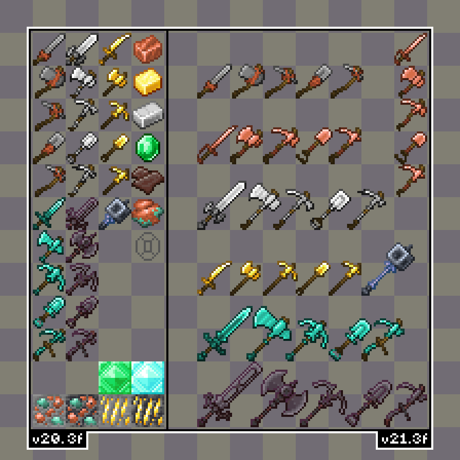 Every texture added in v20/21.3f