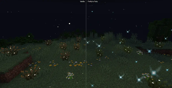Firefly to Fairy vs Vanilla firefly bushes comparison