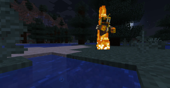 burning incendiary
