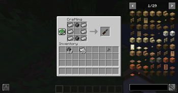 Default Sleeve crafting recipe