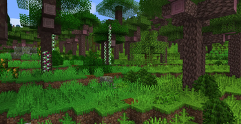 Modded Biomes Plant Spawn Compat (Shown with BoP & Atmospheric)