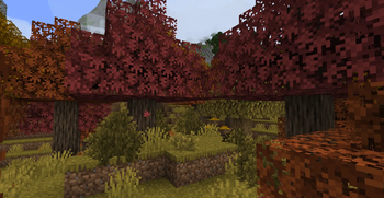 Modded Biomes Plant Spawn Compat (Shown with Biomes O' Plenty)