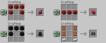 Crafting recipes