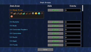 Stack Group Configuration
