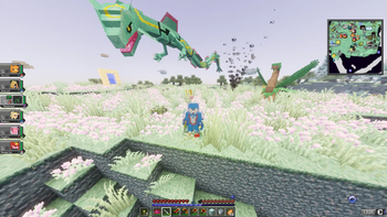 Aether with Rayquaza and Tropius