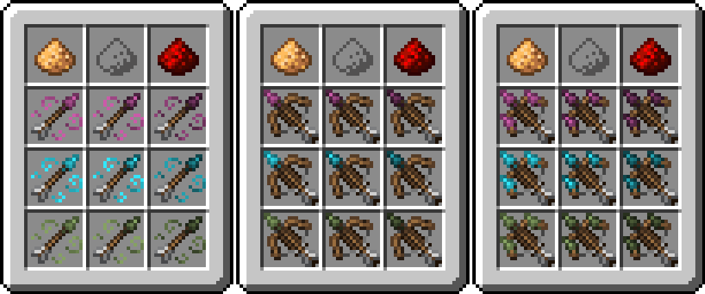 Tipped arrows and crossbows with them