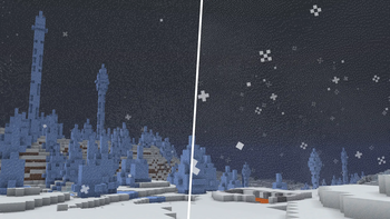 (Particle Rain w/ haze) Snowstorm