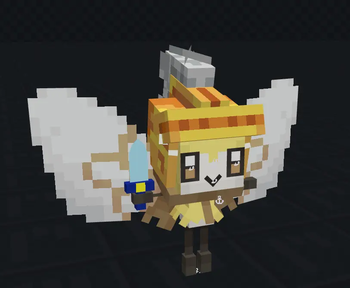 A Ribombee with a pasion for swordsmanship