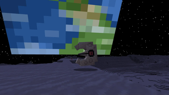 Lunatone (& Cleffa) on the Moon