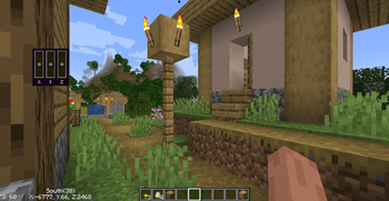 Just an image and a village