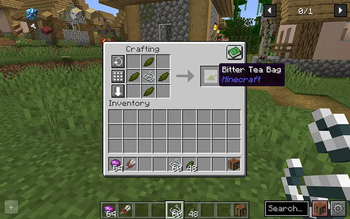 Bitter Tea Bag Crafting Recipe
