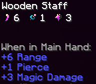 Sortilege Staff stats