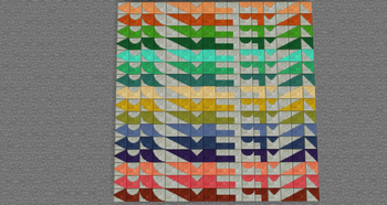 Mosaic Blocks with Dye Depot Colors