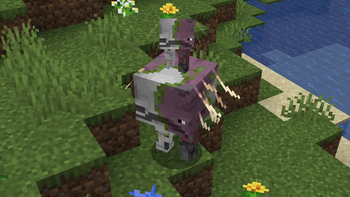 Old picture of the cold undead strider and its baby