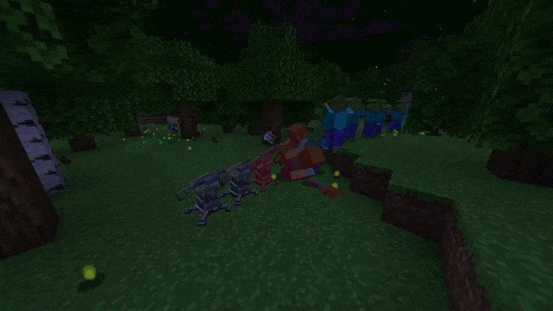 Turrets shooting