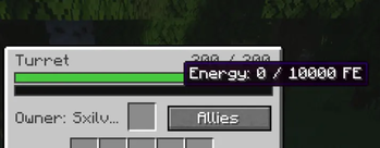 Option power requirement