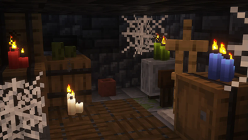 Rotating Candles Title