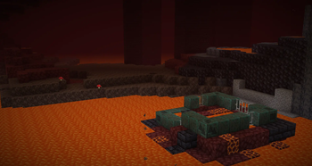 Ruined Portal in the Nether