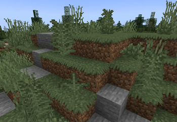 Busy grass block