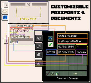 Customizable Passports & Documents