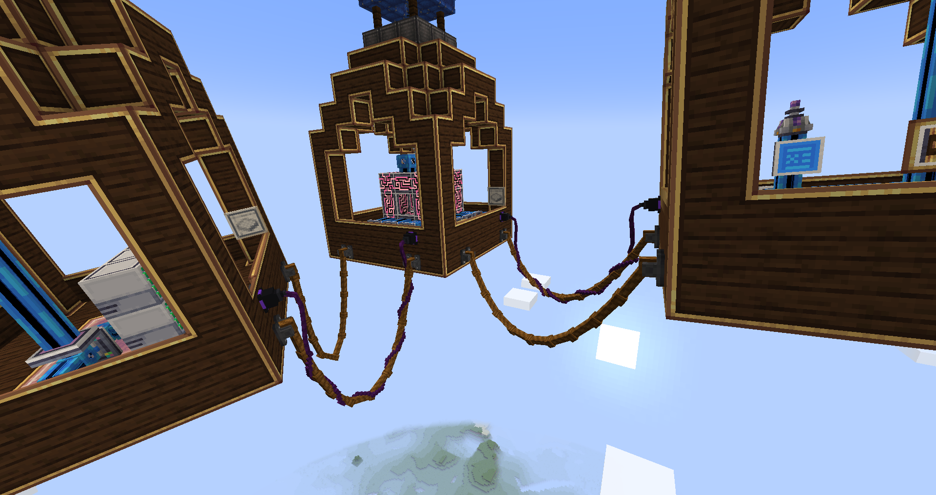 Airships connected AE system