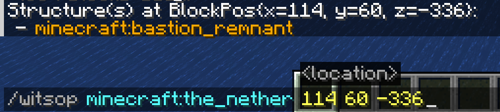 Operator command
