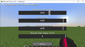 Config page