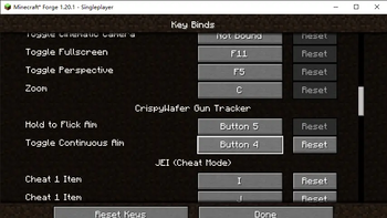 Key binds
