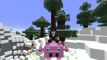 Mounted onto tamed Baboy