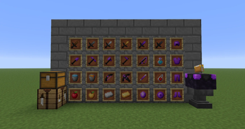 items - purple