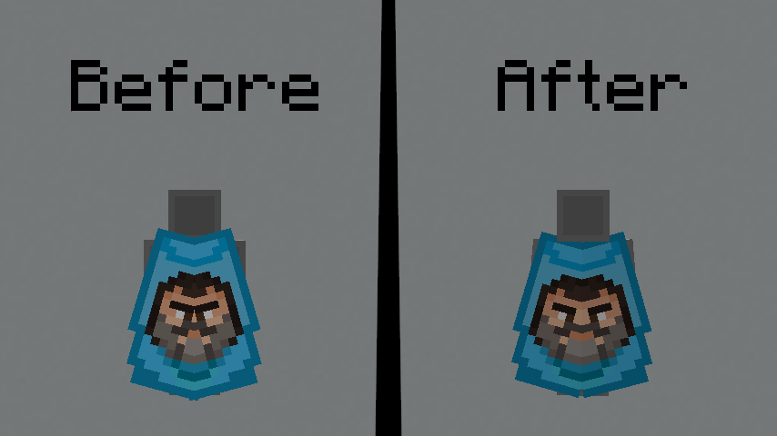 Back view of elytra