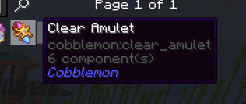 Changed texture of the Clear Amulet