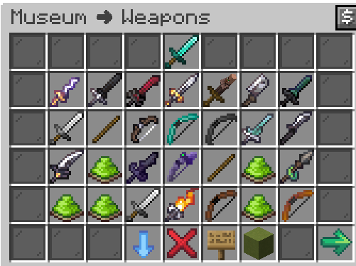 Museum Weapons Page